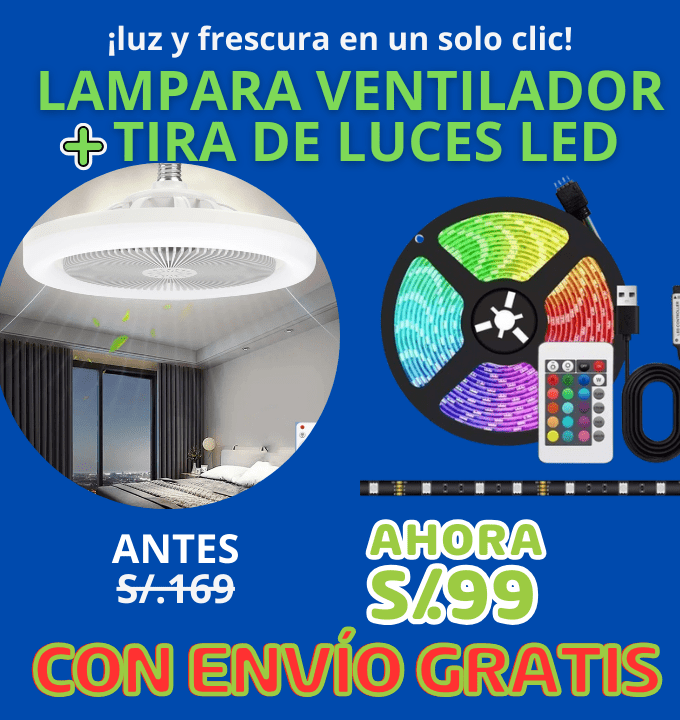 Lampara ventilador