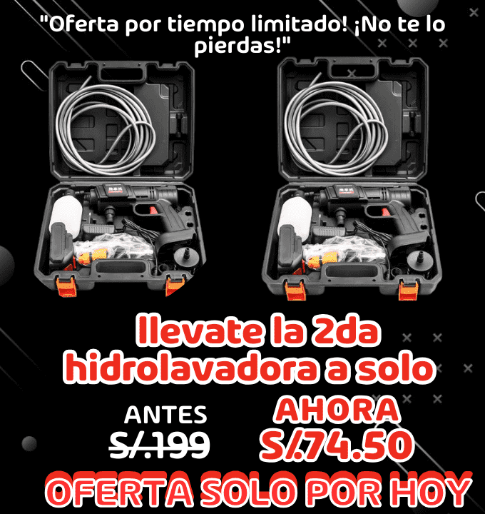 Hidro lavadora 2do a mitad de precio